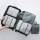 Kit 7 Bolsas Organizadoras Para Mala de Viagem (PAGUE 4 LEVE 7)- SUPER PROMOÇÃO BLACK FRIDAY