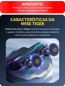 Caixa de Som WiseTiger Turbo® + Brinde - Ultimas Unidades
