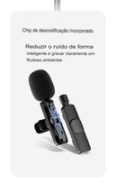 Microfone Lapela Wireless - Compre 1 Leve 2