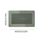 Tapete Super Absorvente Antiderrapante 60x40cm Nappa Skin